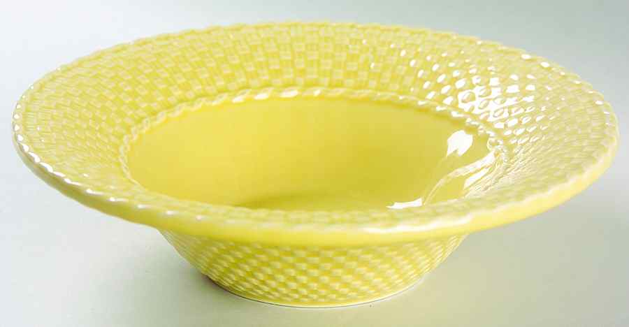 Celebration Yellow Coupe Soup Bowl by Bordallo Pinheiro-1