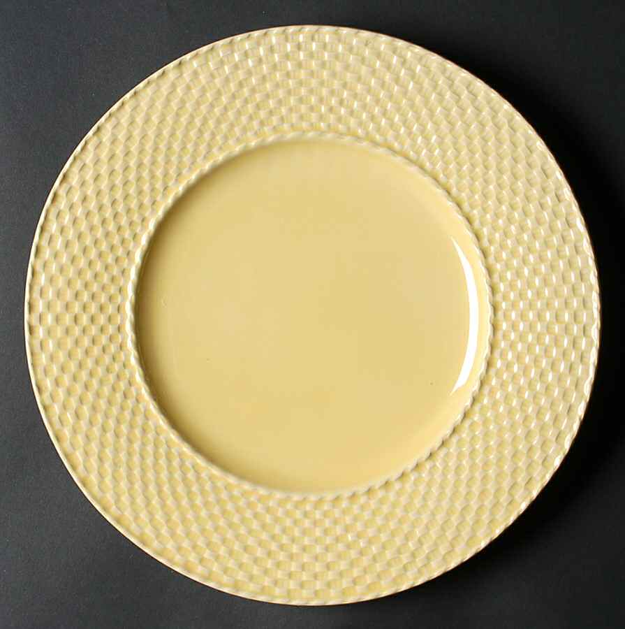Celebration Yellow 12" Chop Plate (Round Platter) by Bordallo Pinheiro-1