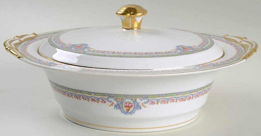 BER168 Round Covered Vegetable by Bernardaud-1