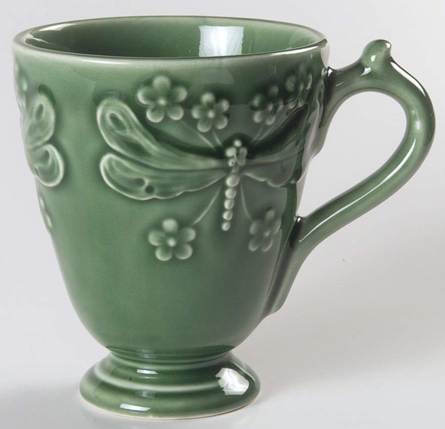 Dragonfly (Green) Mug by Bordallo Pinheiro-1