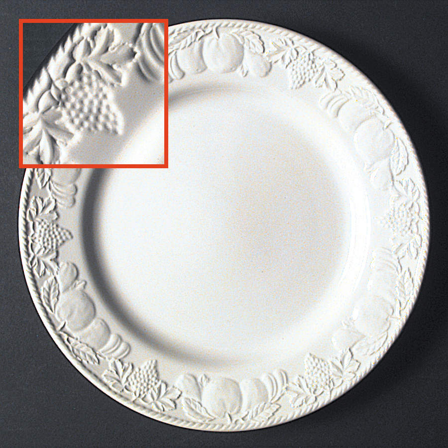 Lincoln White Dinner Plate by Barratts-1