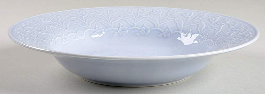 Whisper Lavender Large Rim Soup Bowl by Block-1