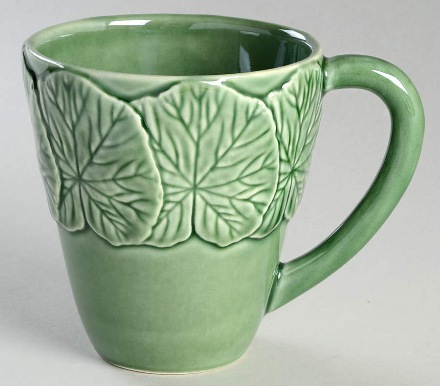 Geranium Green Mug by Bordallo Pinheiro-1