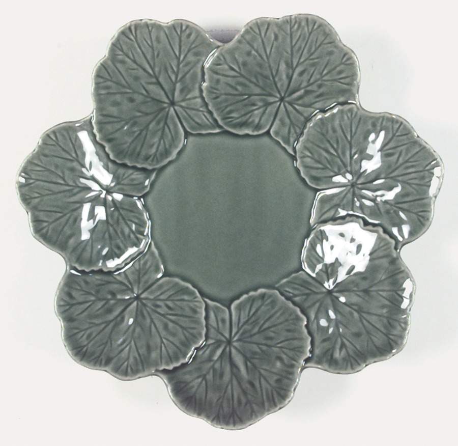 Geranium Green Salad Plate by Bordallo Pinheiro-1