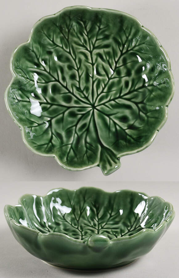 Geranium Green 7" All Purpose Bowl by Bordallo Pinheiro-1