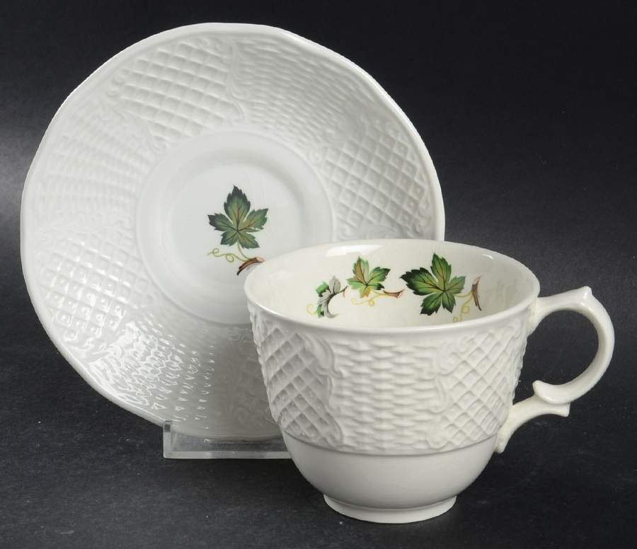 Concorde Footed Cup & Saucer Set by Burgess & Leigh-1