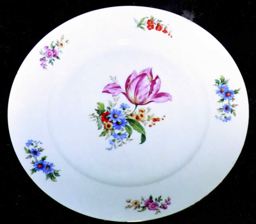 2308 White Dinner Plate by Bohemia Ceramic Works-1