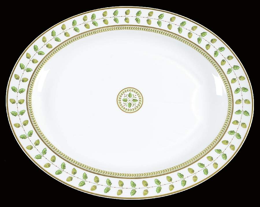 Constance 17" Oval Serving Platter by Bernardaud-1