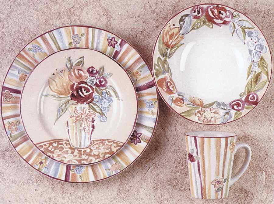 Sandalwood Rose Dinner Plate by Block-1