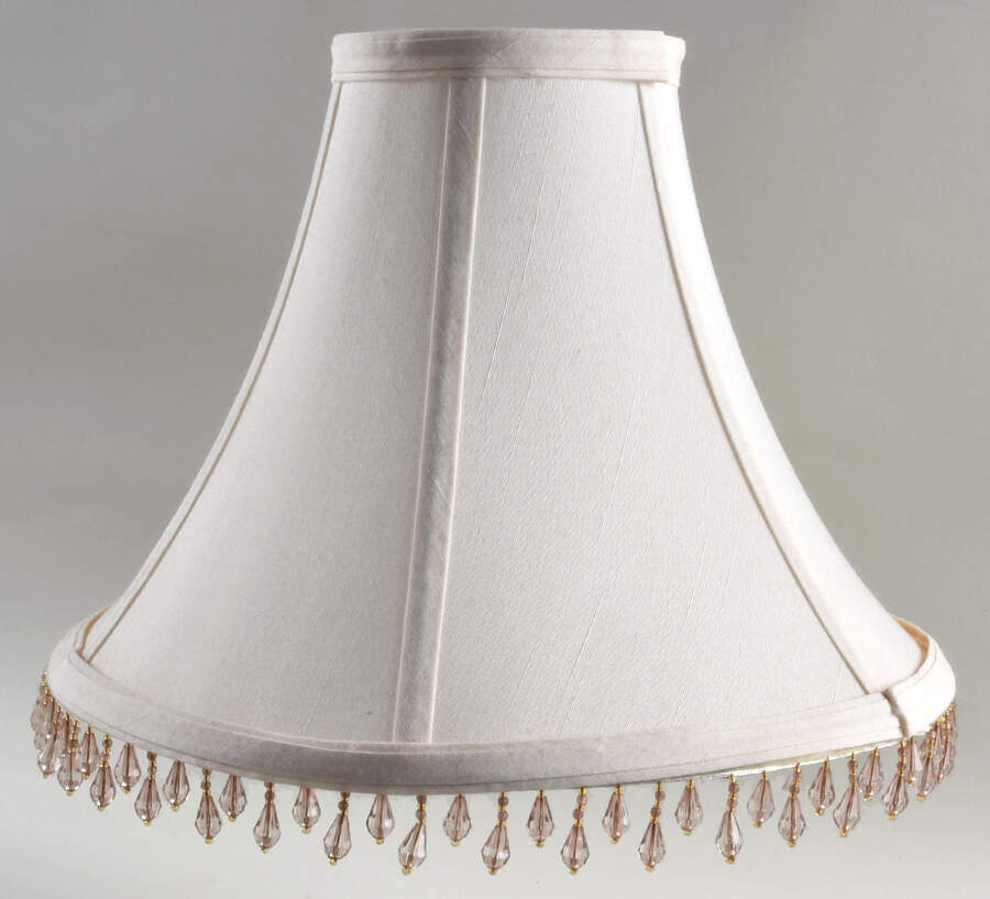 Country Trellis Shade for 9" Electric Lamp by Belleek Pottery (Ireland)-1