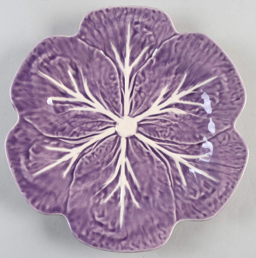 Cabbage Lavender Dinner Plate by Bordallo Pinheiro-1