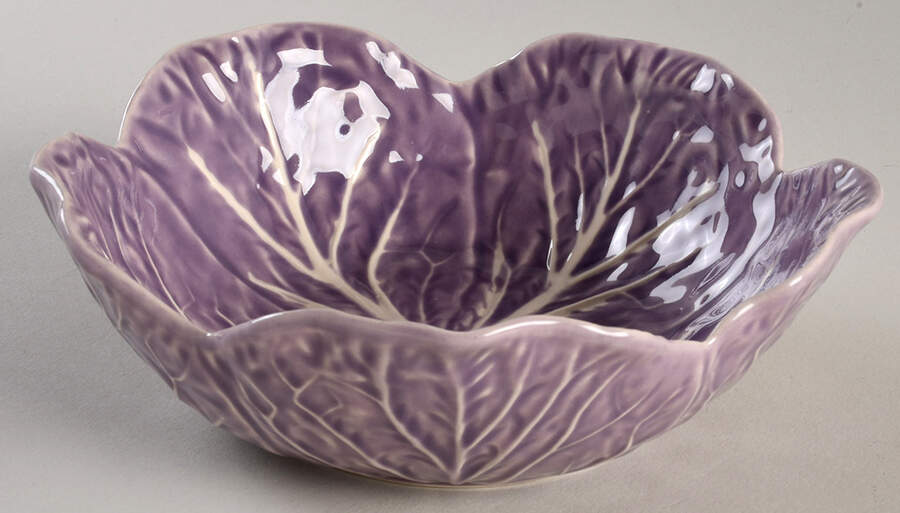 Cabbage Lavender Coupe Soup Bowl by Bordallo Pinheiro-1