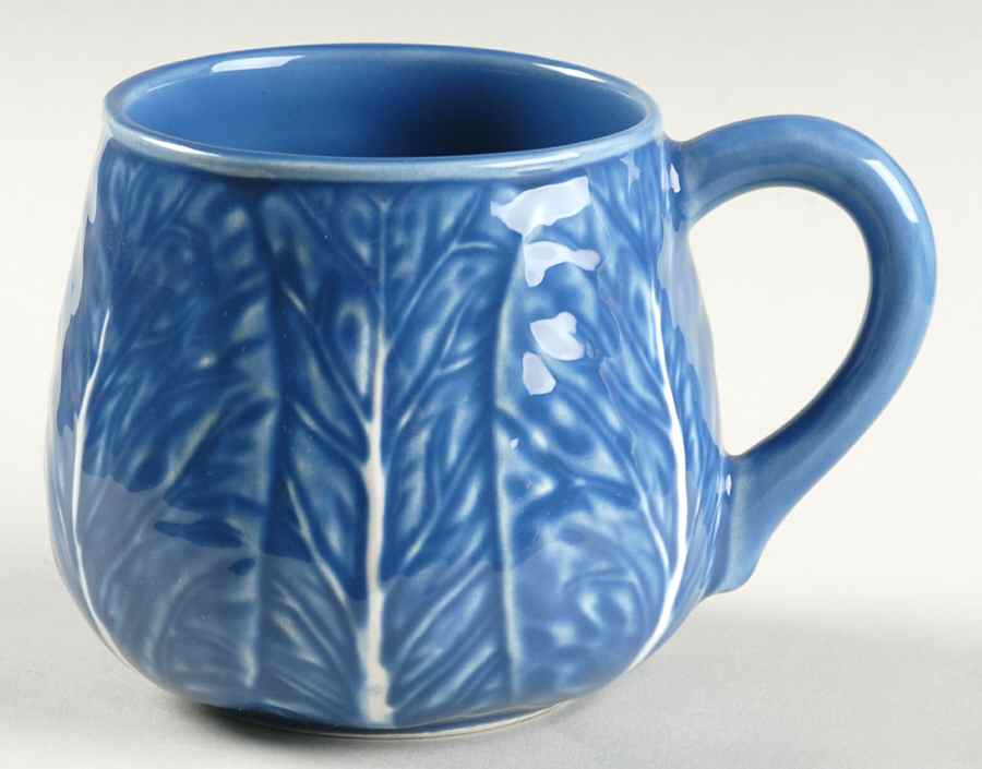 Cabbage Blue Mug by Bordallo Pinheiro-1