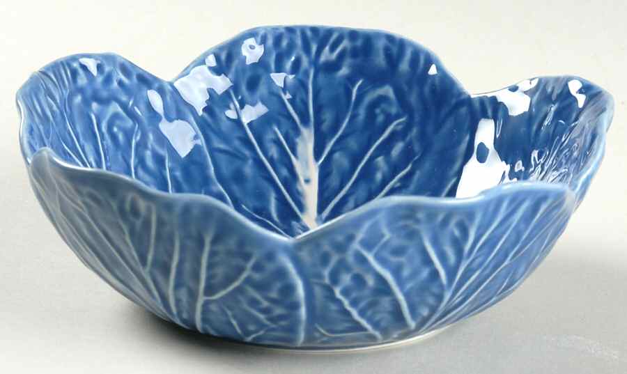 Cabbage Blue Coupe Soup Bowl by Bordallo Pinheiro-1