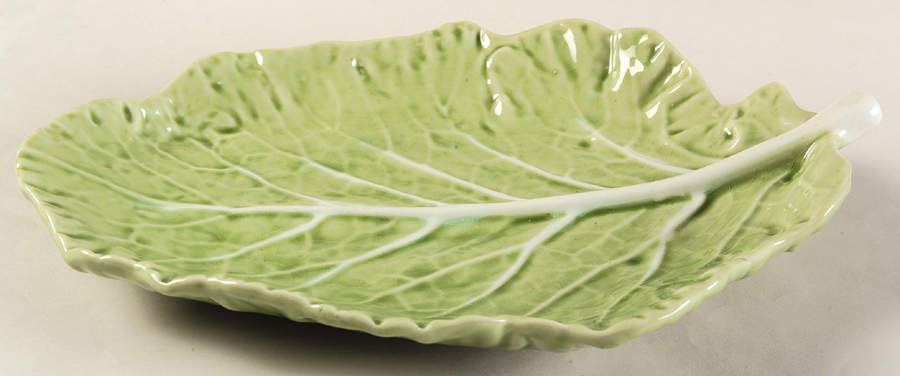 Cabbage Light Green 11" Leaf Dish by Bordallo Pinheiro-1