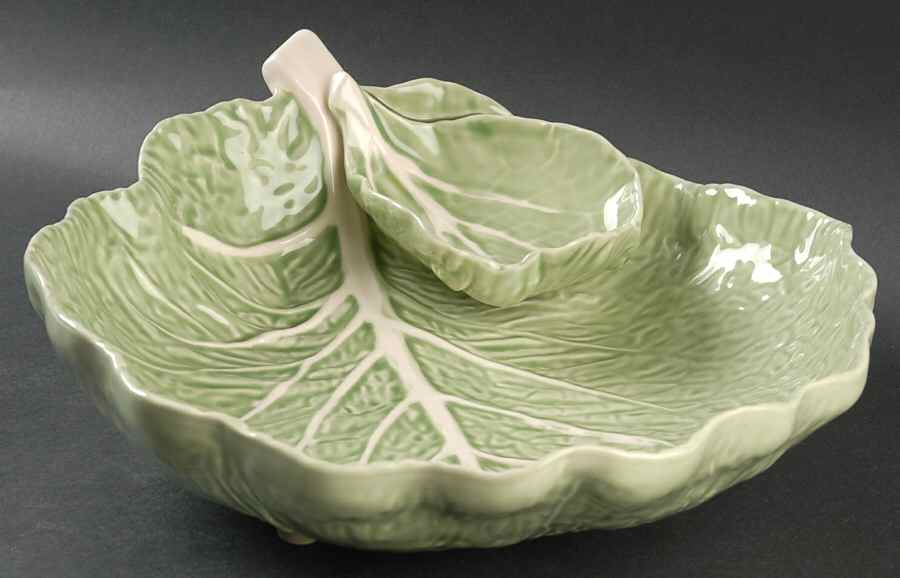 Cabbage Light Green 1 Piece Chip & Dip by Bordallo Pinheiro-1