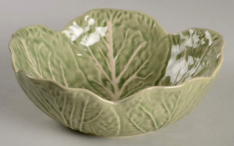 Cabbage Light Green Coupe Soup Bowl by Bordallo Pinheiro-1