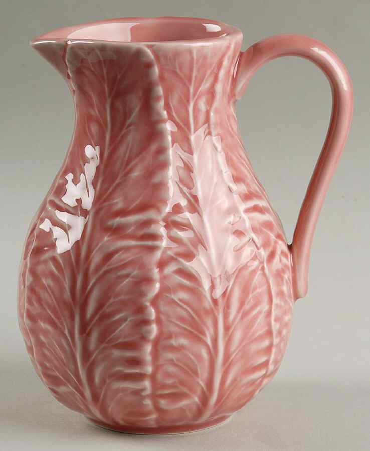 Cabbage Pink 20 Oz Pitcher by Bordallo Pinheiro-1