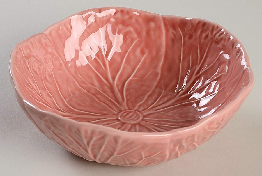 Cabbage Pink Coupe Soup Bowl by Bordallo Pinheiro-1