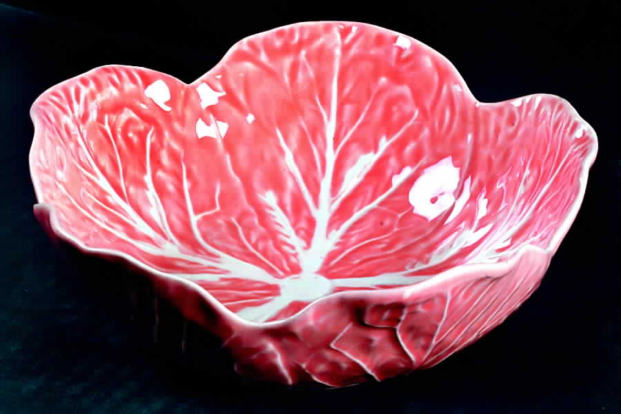 Cabbage Peach Coupe Soup Bowl by Bordallo Pinheiro-1