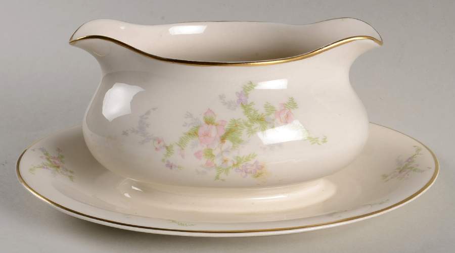 BGT5 Gravy Boat with Attached Underplate by Brighton-1
