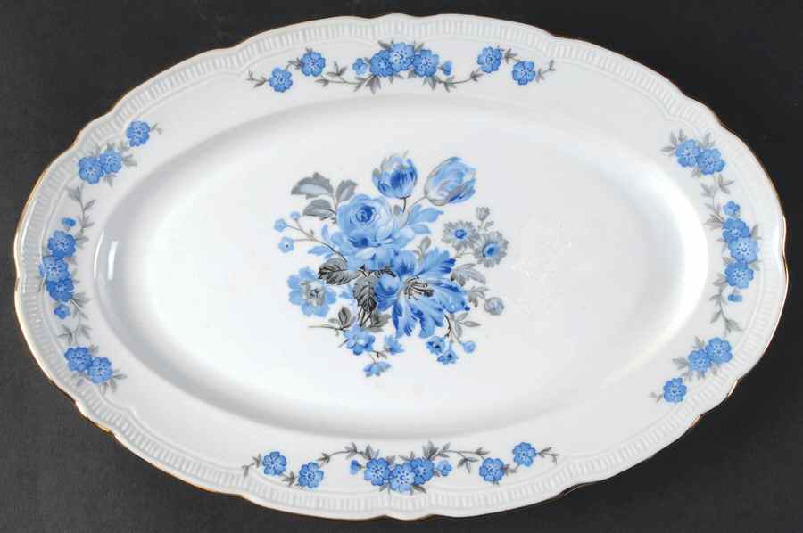BOH78 12" Oval Serving Platter by Bohemia Ceramic Works-1