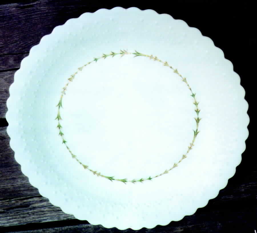 Watteau Vert Dinner Plate by Georges Boyer-1