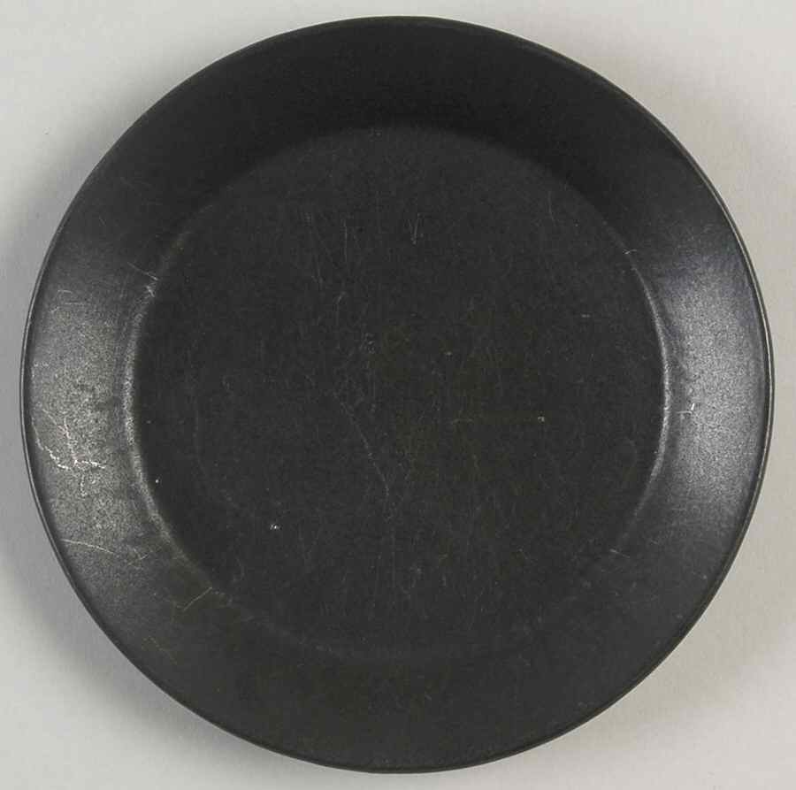 Black Velvet Bread & Butter Plate by Bennington Potters-1