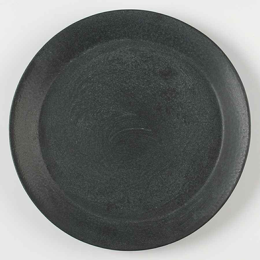 Black Velvet Large Dinner Plate by Bennington Potters-1