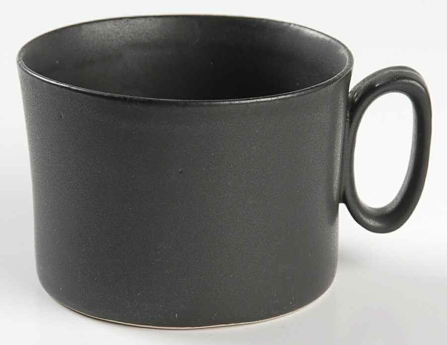 Black Velvet Flat Cup by Bennington Potters-1