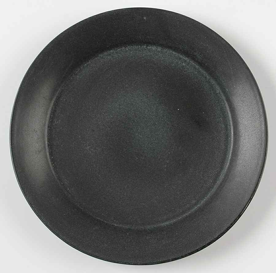 Black Velvet Luncheon/Salad Plate by Bennington Potters-1