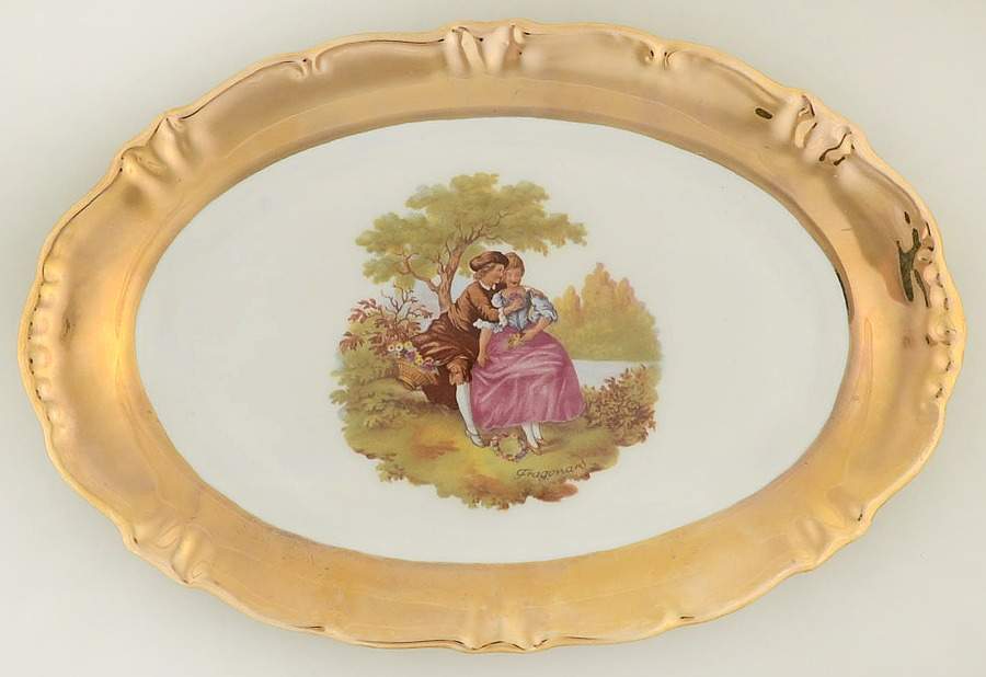 PBU24 13" Oval Serving Platter by Parbus-1