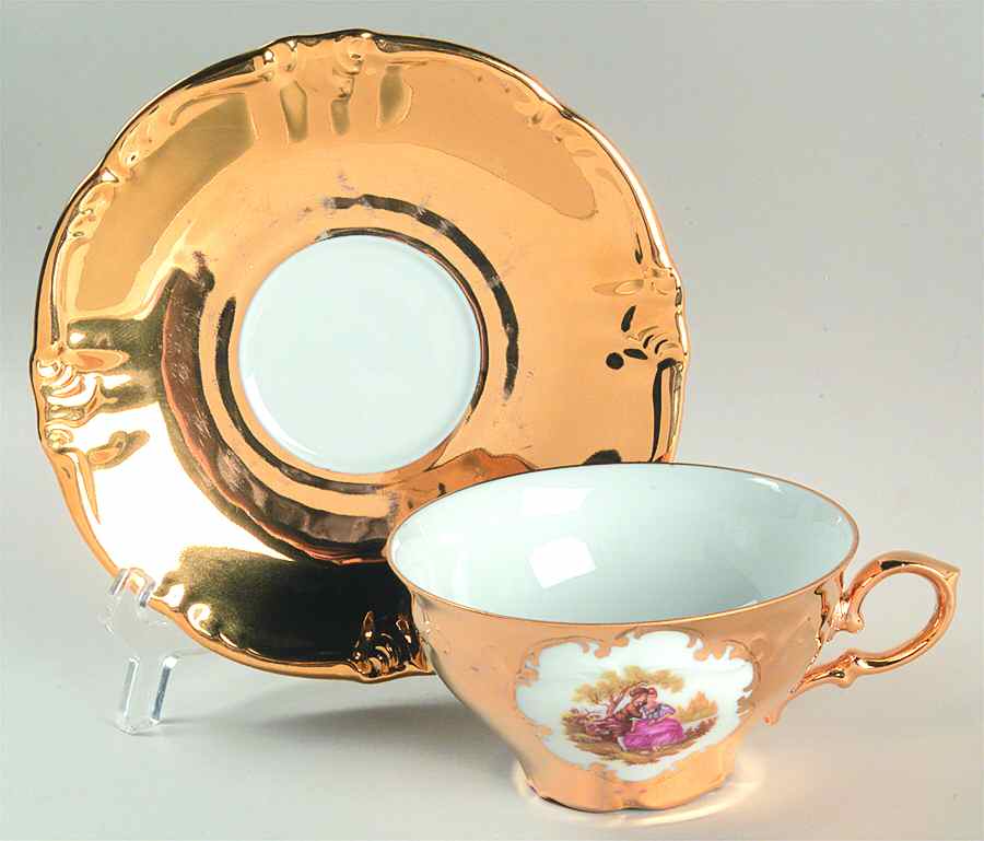 PBU24 Flat Cup & Saucer Set by Parbus-1