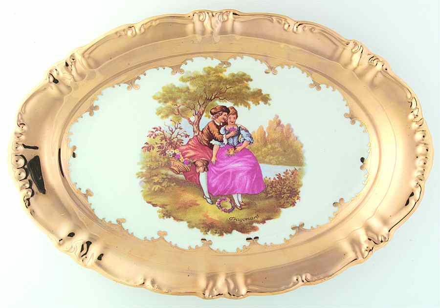 PBU24 13" Oval Serving Platter by Parbus-1