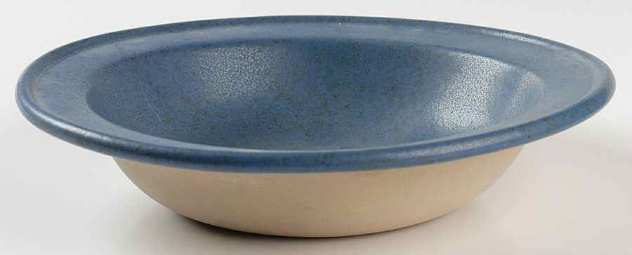 Blue Rim Soup Bowl by Bennington Potters-1
