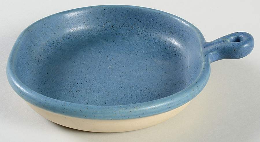 Blue Brie Handled Serving Plate by Bennington Potters-1