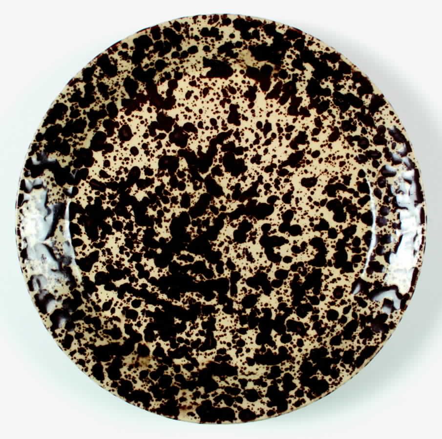 Agate Brown Dinner Plate by Bennington Potters-1