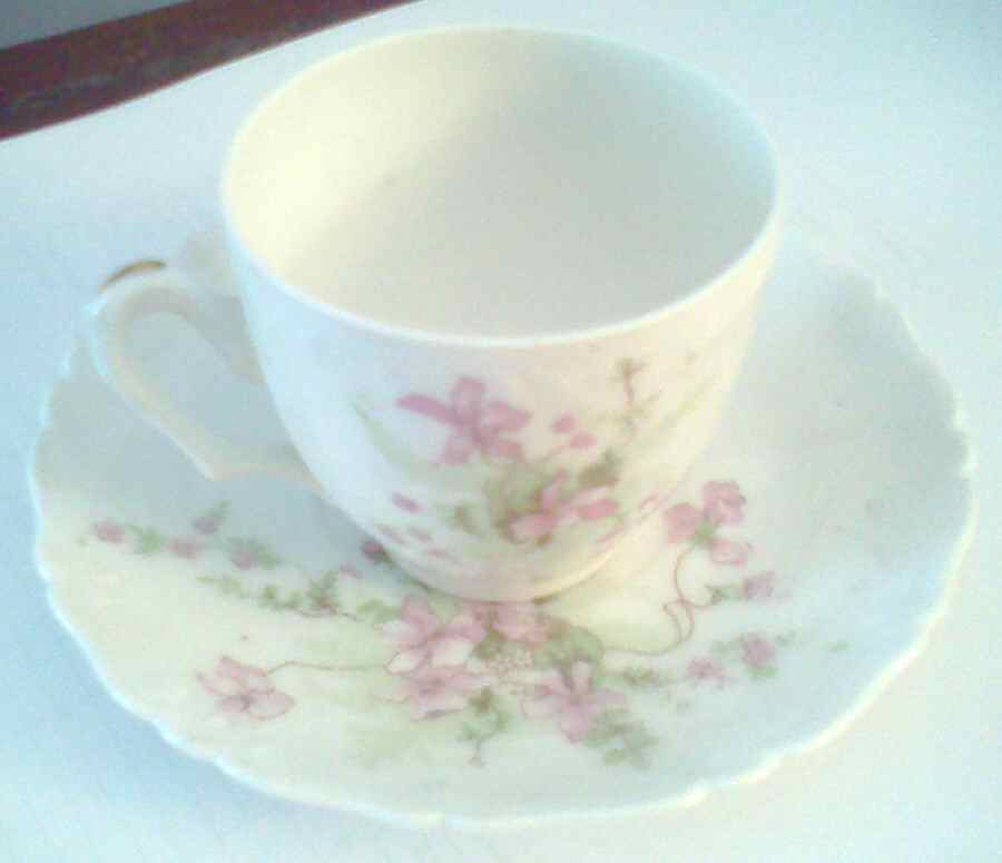 BSS43 Footed Cup & Saucer Set by Bassett-1