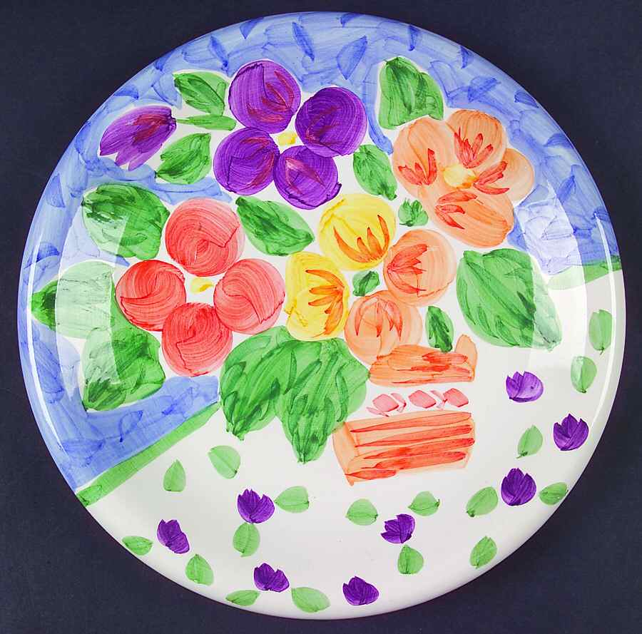Bouquet Dinner Plate by Bella-1