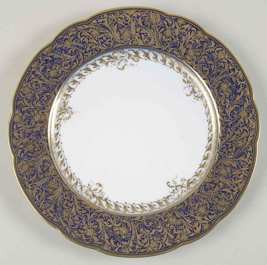 Eden Cobalt Dinner Plate by Bernardaud-1