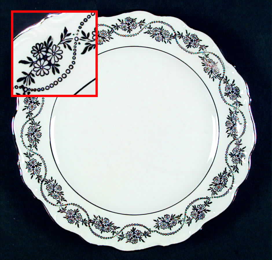 Bridal Wreath Salad Plate by Bavarian Crest-1