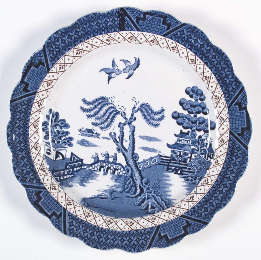 Real Old Willow (No Trim) Dinner Plate by Booths-1