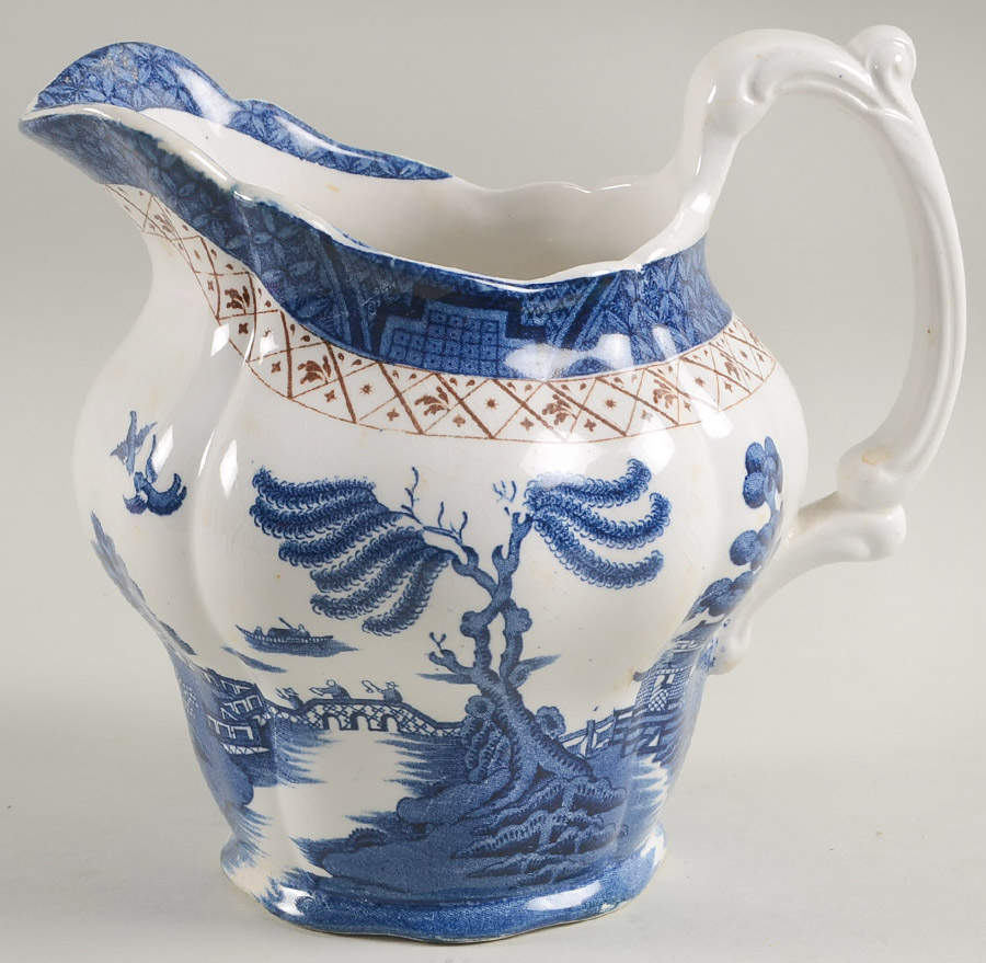 Real Old Willow (No Trim) 28 Oz Pitcher by Booths-1