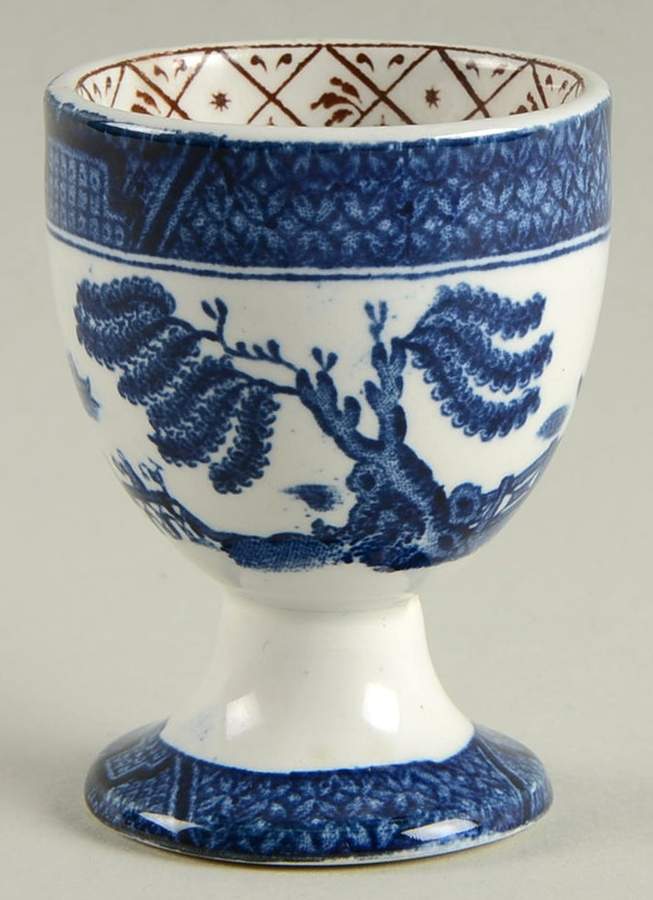 Real Old Willow (No Trim) Single Egg Cup by Booths-1