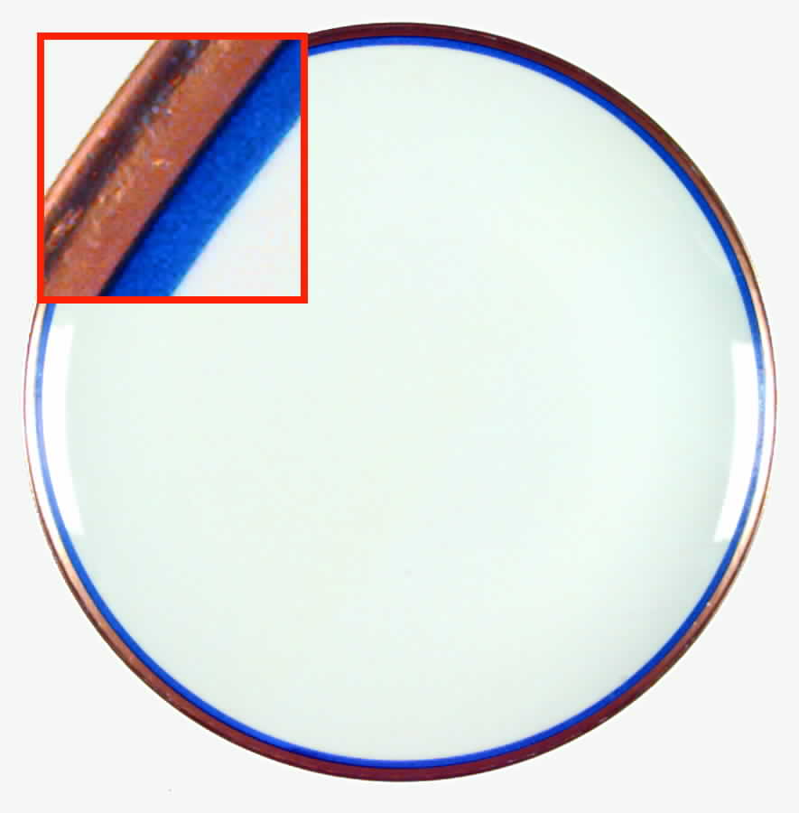 Pompadour Cobalt Blue Dinner Plate by Bohemia Ceramic Works-1