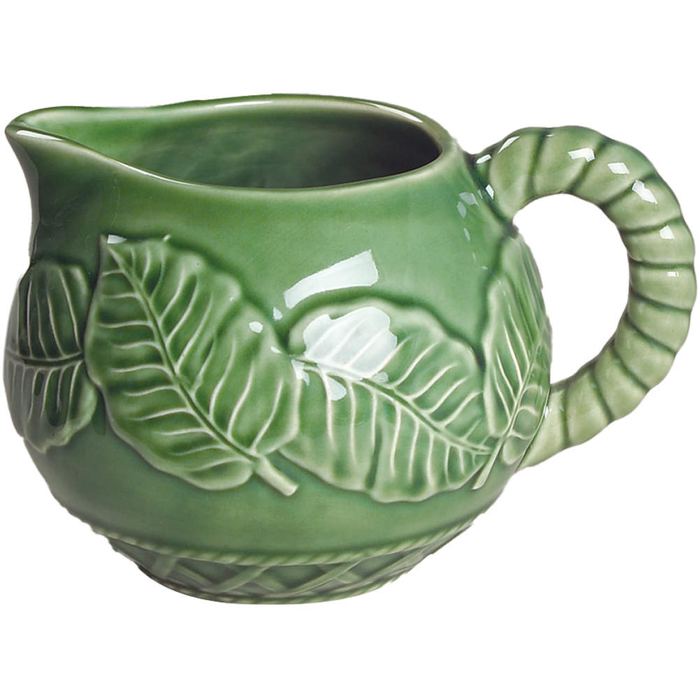 Leaf Service Green Creamer by Bordallo Pinheiro-1