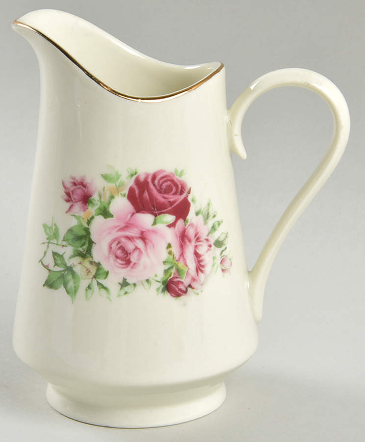 Victorian Rose Creamer by Baum Brothers-1