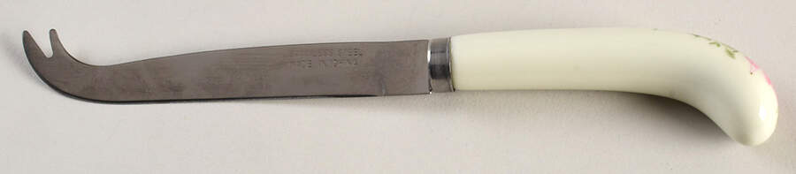 Victorian Rose Cheese Knife with Stainless Blade by Baum Brothers-1