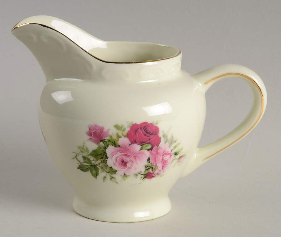 Victorian Rose Creamer by Baum Brothers-1