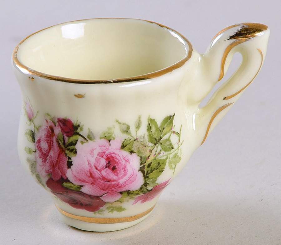 Victorian Rose Miniature Cup Only by Baum Brothers-1